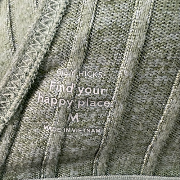 Gilly Hicks (Abercrombie) Light Green Ribbed 2-Piece Lounge Set Size Medium - Picture 12 of 12